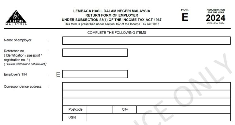 Download EA Form 2024/2023 and E Form (CP8D) Guide